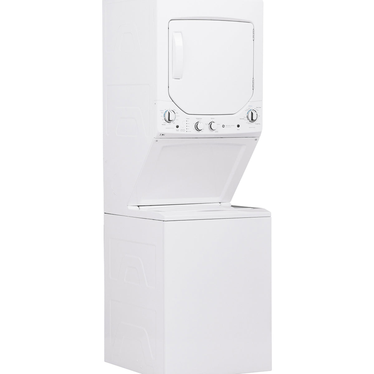 GE 2.6 Cu. Ft. Electric Washer & Dryer Laundry Centre (GUD24ESMMWW) - White