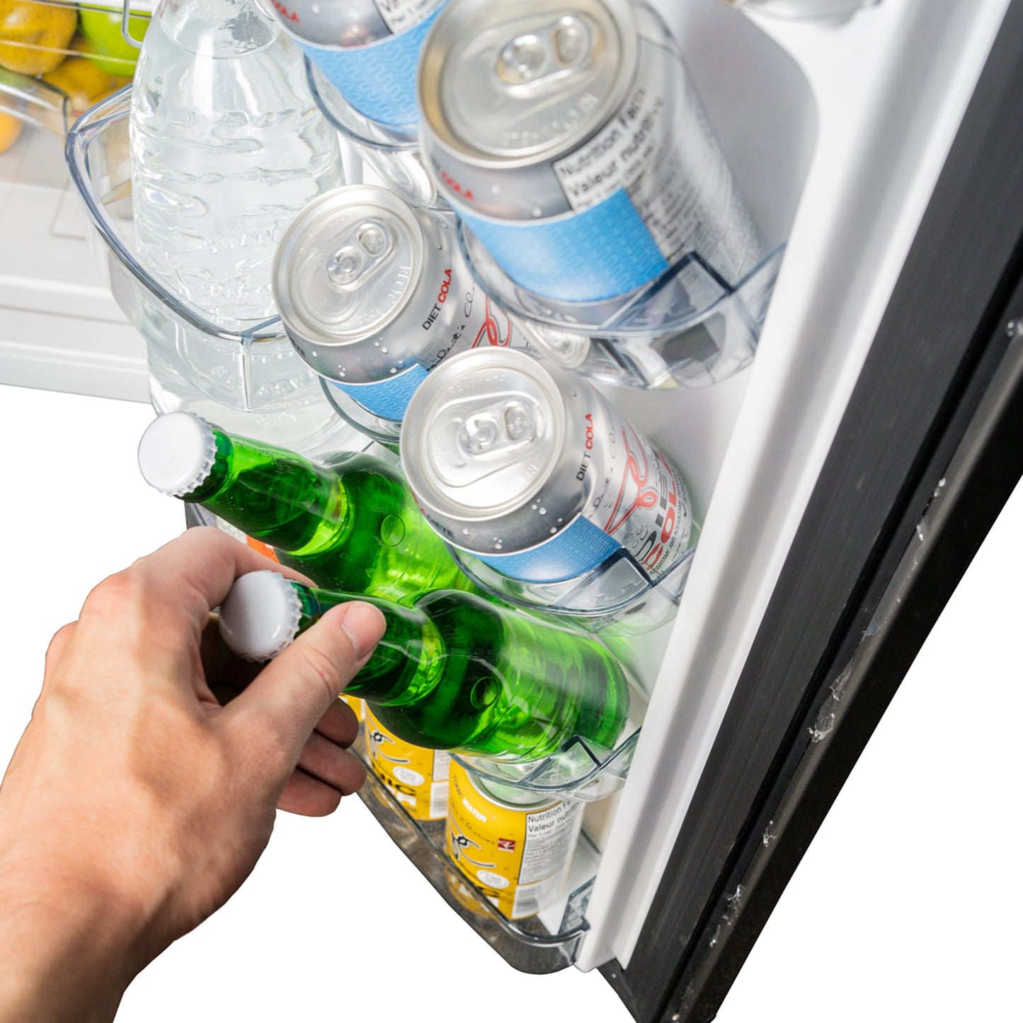 Danby 4.5 cu. ft. 2 Door Compact Fridge in Stainless Steel Look (DCR045B1SLDB)
