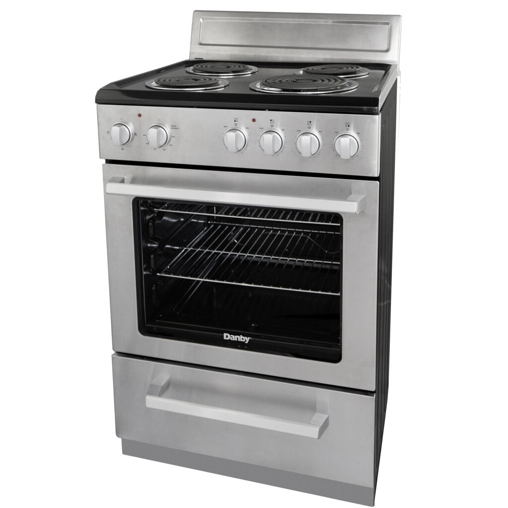 Danby 24″ Wide Electric Range in Stainless Steel (DERM240BSSC)