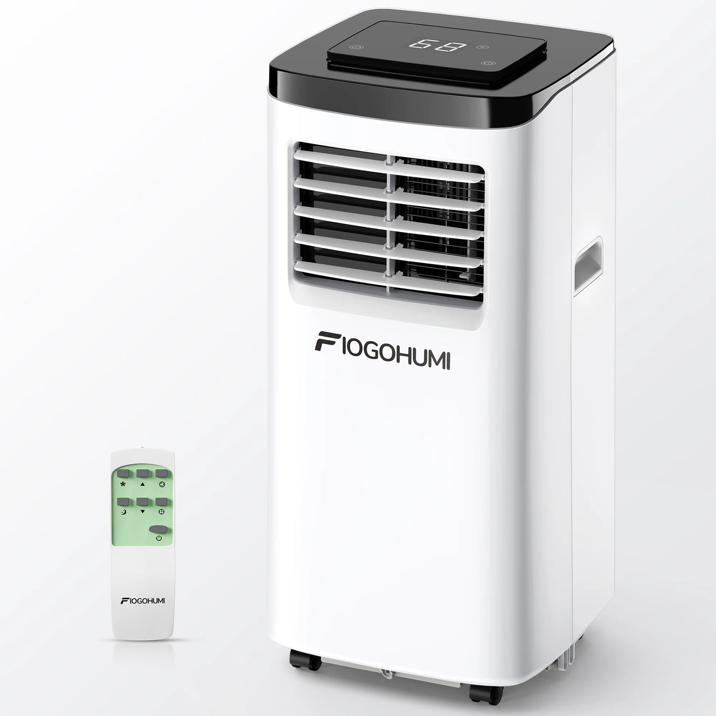 FIOGOHUMI (A019BDJ) 10000BTU Portable Air Conditioner with Built-in Dehumidifier