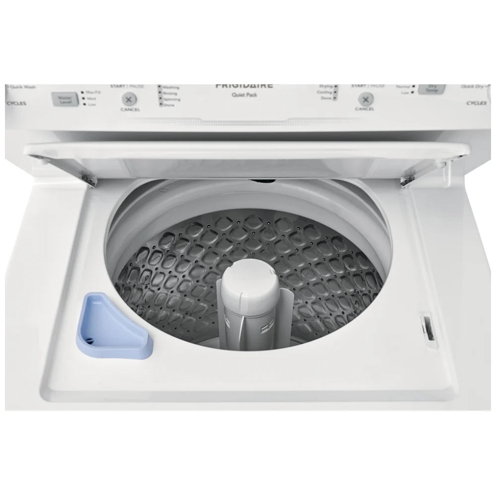 Frigidaire FLCE752CAW 27 inch Width Washer & Dryer Set, Contains Agitator