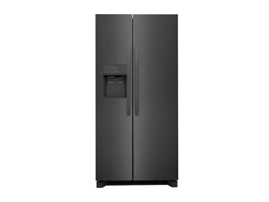 Frigidaire FRSS2323AD Side by Side Refrigerator, 33" Width, 22.2 cu. ft. Capacity, Black Stainless Steel