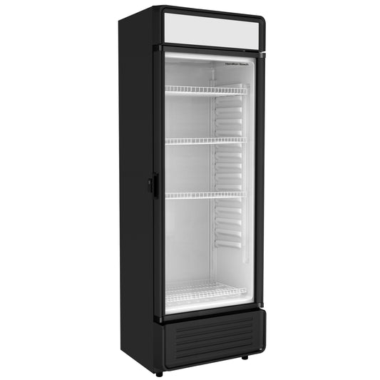 Hamilton Beach, 13.3 Cu.Ft. Commercial Glass Display Refrigerator, Black (Part number: HBCBC133-BLACK)