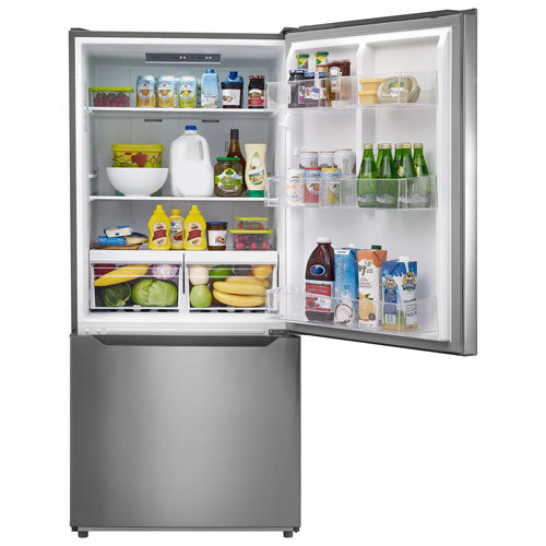 30" Insignia  18.6 Cu. Ft. Bottom Freezer Refrigerator (NS-RBM18SS0-C)