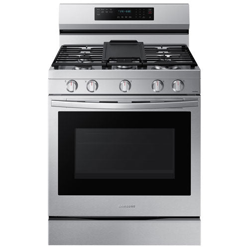 6.0 cu. ft. Smart Freestanding Gas Range with No-Preheat Air Fry, Convection+ & Stainless Cooktop in Stainless Steel NX60A6711SS