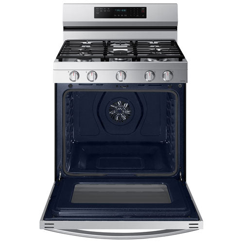 6.0 cu. ft. Smart Freestanding Gas Range with No-Preheat Air Fry, Convection+ & Stainless Cooktop in Stainless Steel NX60A6711SS