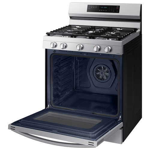 6.0 cu. ft. Smart Freestanding Gas Range with No-Preheat Air Fry, Convection+ & Stainless Cooktop in Stainless Steel NX60A6711SS