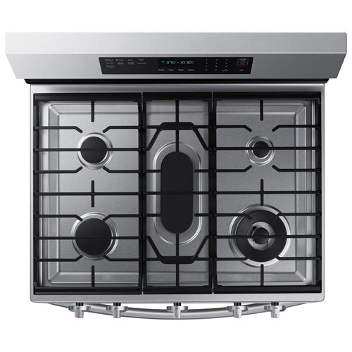 6.0 cu. ft. Smart Freestanding Gas Range with No-Preheat Air Fry, Convection+ & Stainless Cooktop in Stainless Steel NX60A6711SS