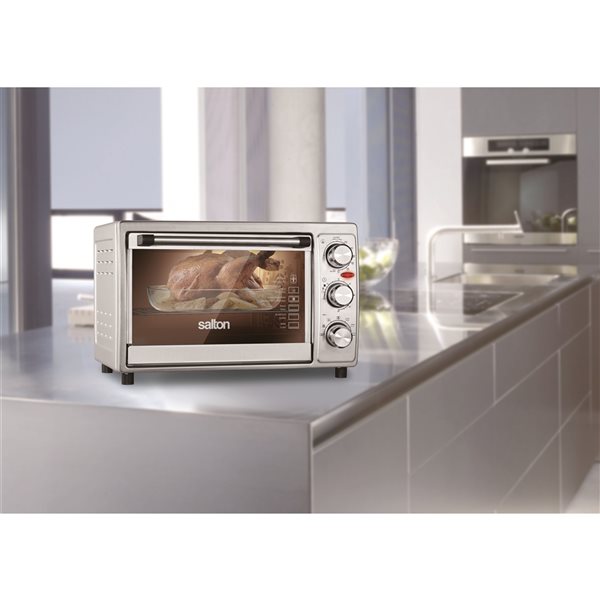 Salton Stainless Steel Air Fryer Toaster Oven