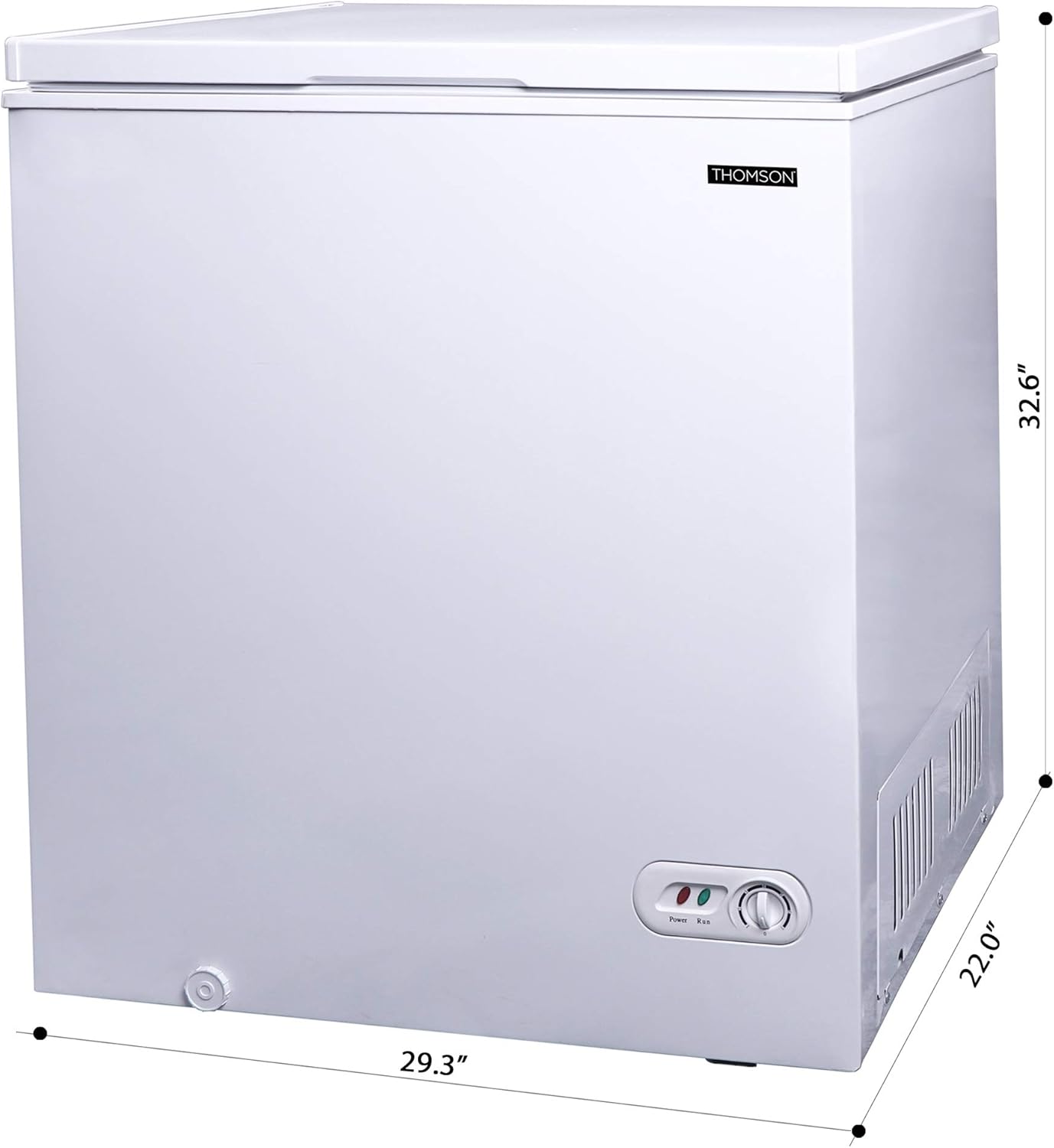 RCA Thomson TFRF520 Chest Deep Freezer, 5.0 Capacity, White, 5 cu ft