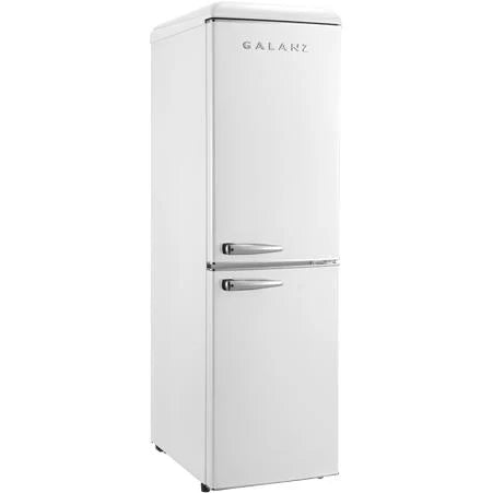 Galanz Galanz 7.4 cu.ft. Retro Bottom Freezer Refrigerator, Milkshake White - ENERGY STAR®