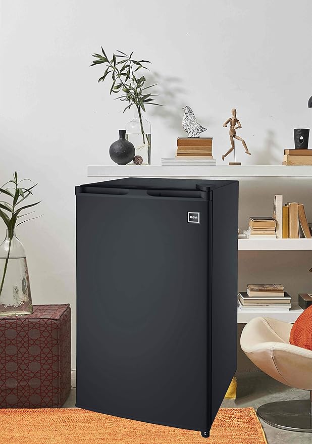 3.2 Cubic Feet Fridge, Black (RFR321-Black)