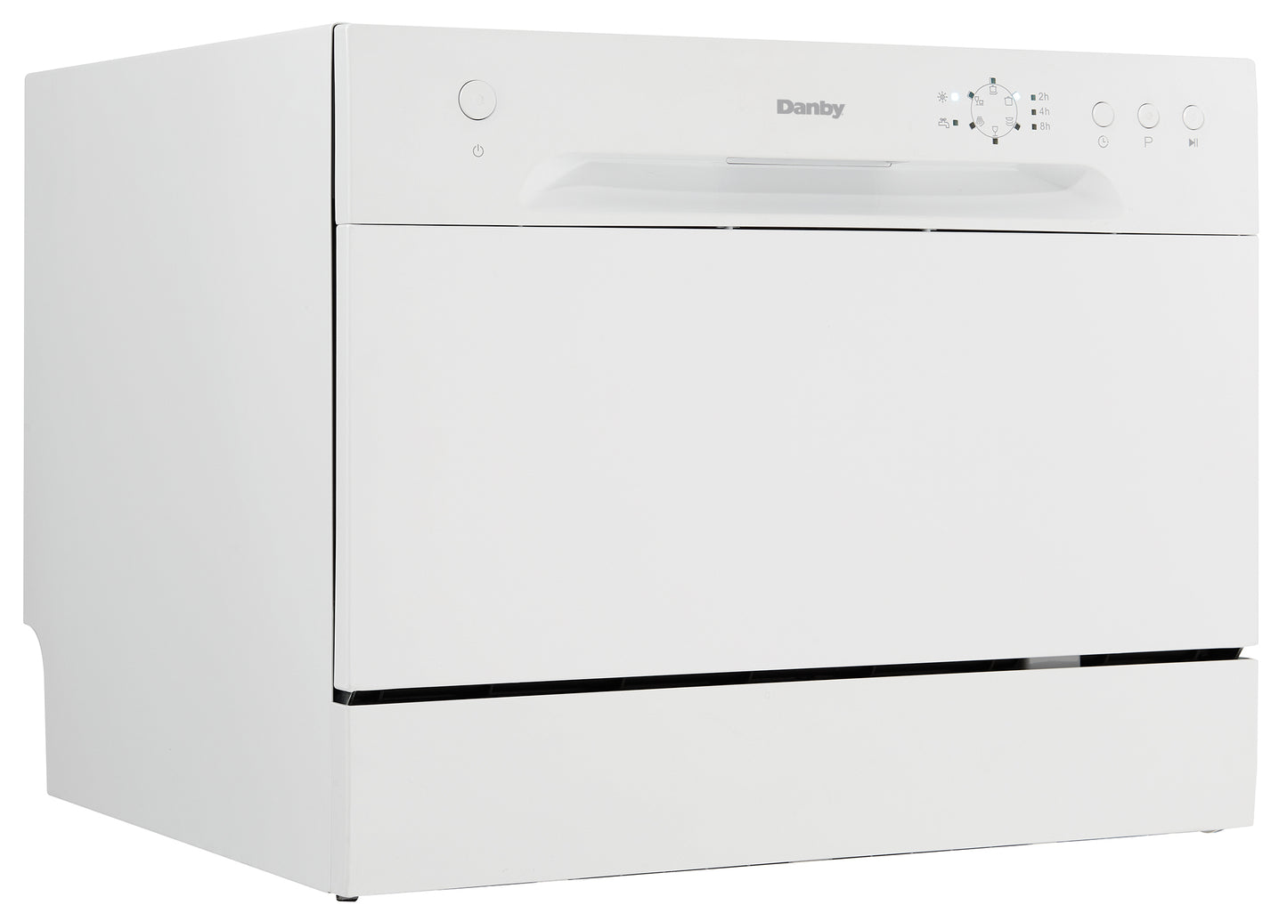 Danby 6 Place Setting Countertop Dishwasher in White (DDW621WDB)