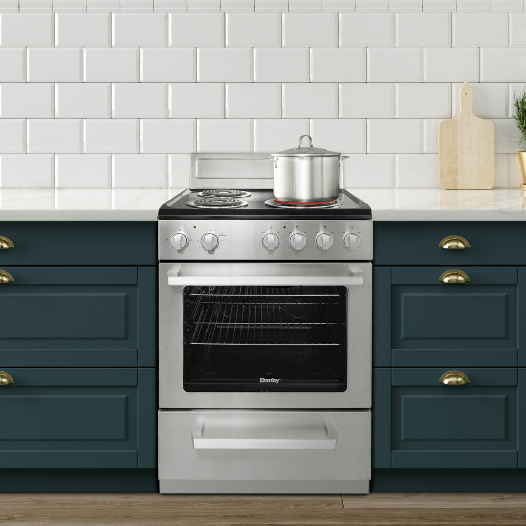 Danby 24″ Wide Electric Range in Stainless Steel (DERM240BSSC)