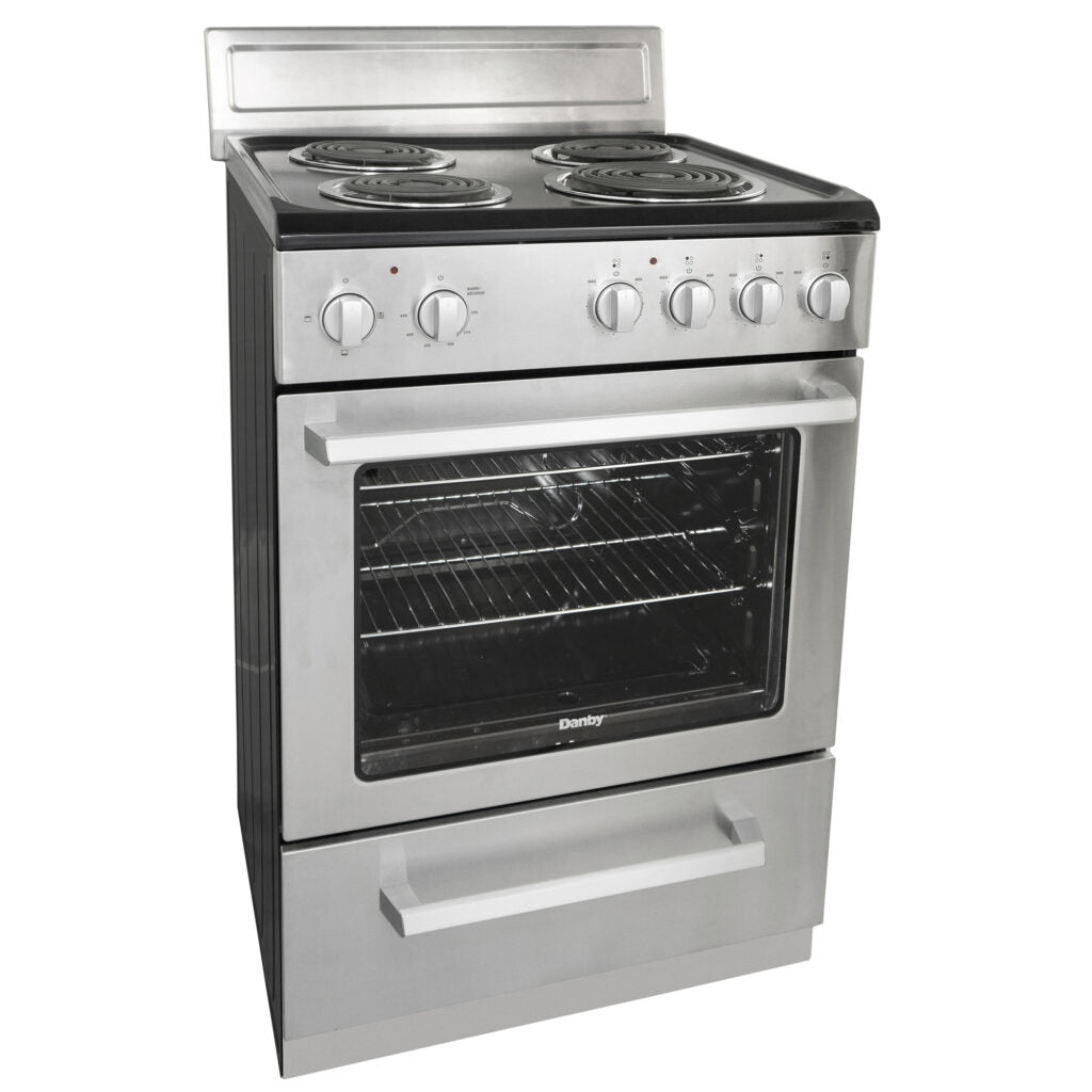 Danby 24″ Wide Electric Range in Stainless Steel (DERM240BSSC)