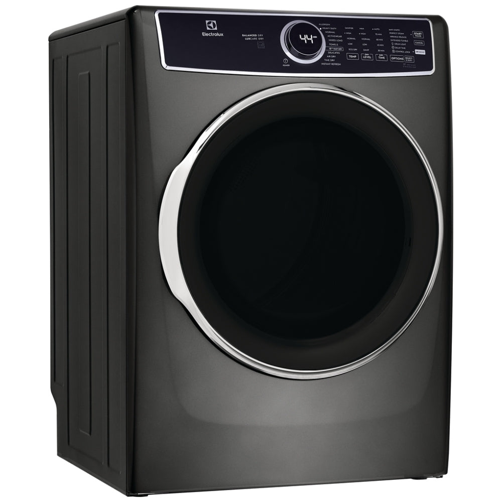 Front Load Perfect Steam™ Electric Dryer with Balanced Dry™ and Instant Refresh – 8.0 Cu. Ft.(ELFE763CAT0)