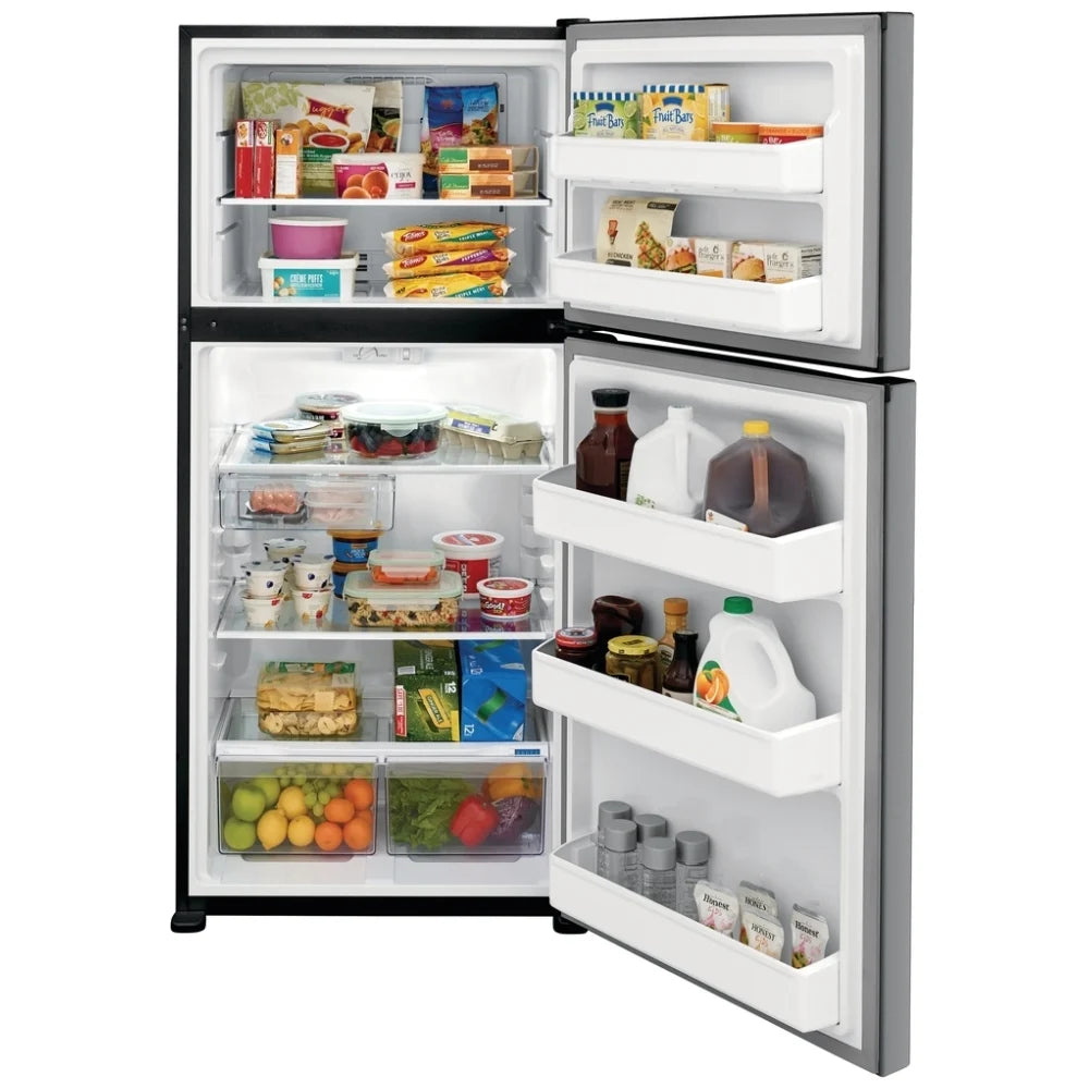 30" Frigidaire Top Freezer Refrigerator, Stainless Steel (FFHT1835VS1)