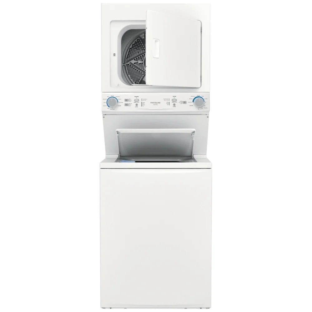 Frigidaire FLCE752CAW 27 inch Width Washer & Dryer Set, Contains Agitator