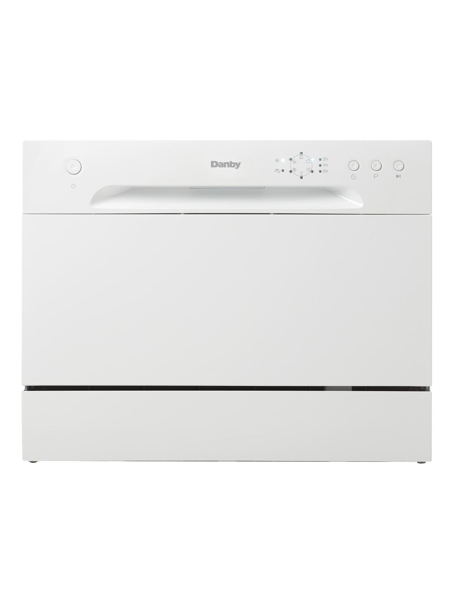 Danby 6 Place Setting Countertop Dishwasher in White (DDW621WDB)