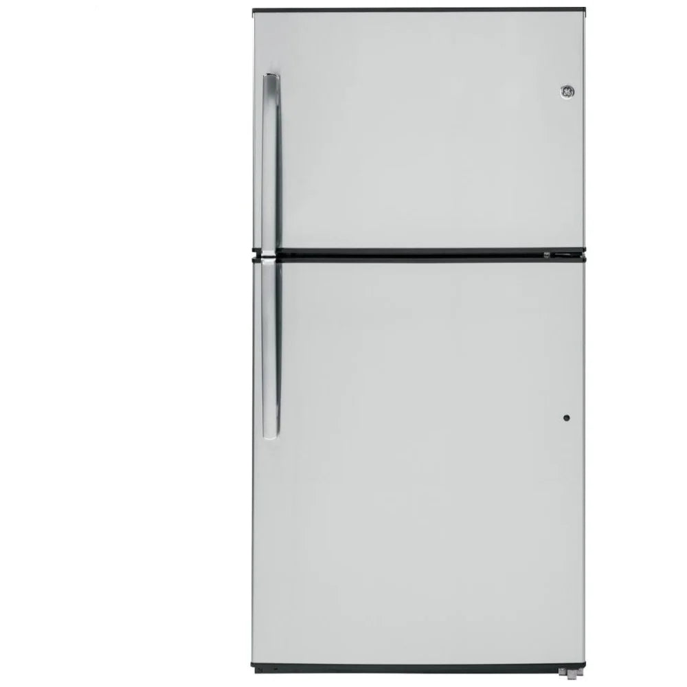 33" (GTE21GSHSS) Top Freezer Refrigerator ENERGY STAR Certified, 21.2 cu. ft. Capacity, Stainless Steel