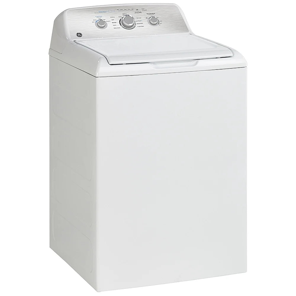 GE 4.4 Cu. Ft. High Efficiency Top Load Washer (GTW331BMRWS) - White