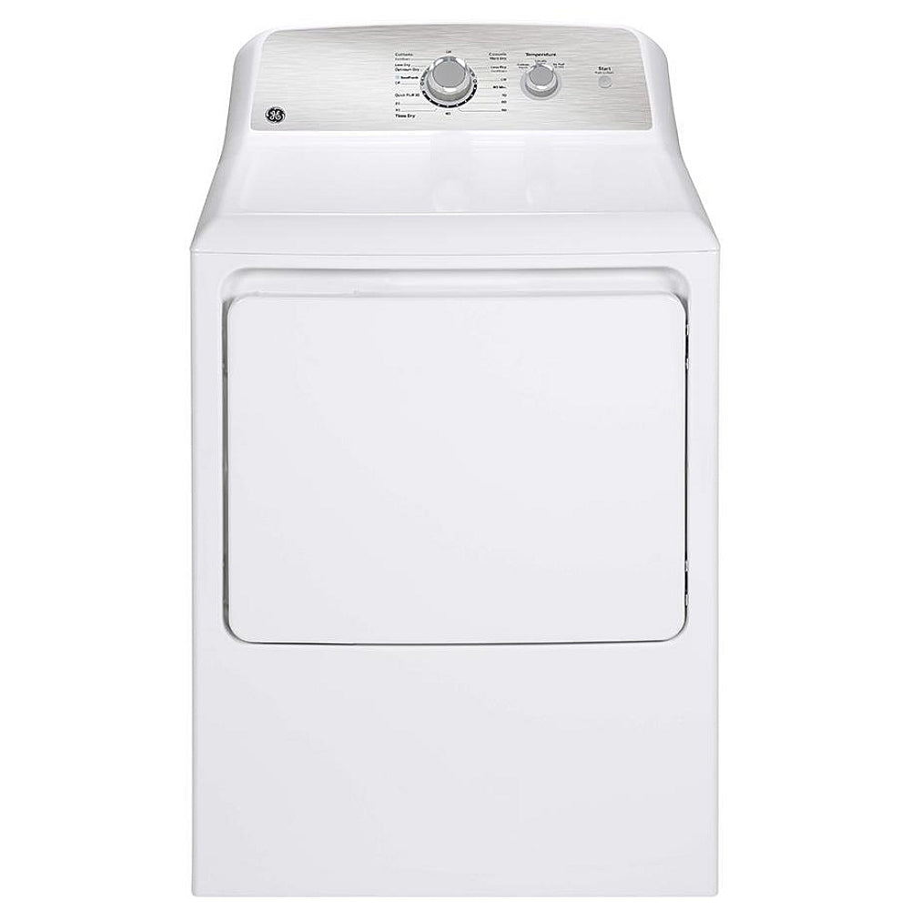 Electric Dryer, 27 inch Width, 6.2 cu. ft. Capacity, 3 Temperature Settings, Steel Drum, White(GTX33EBMROWS)