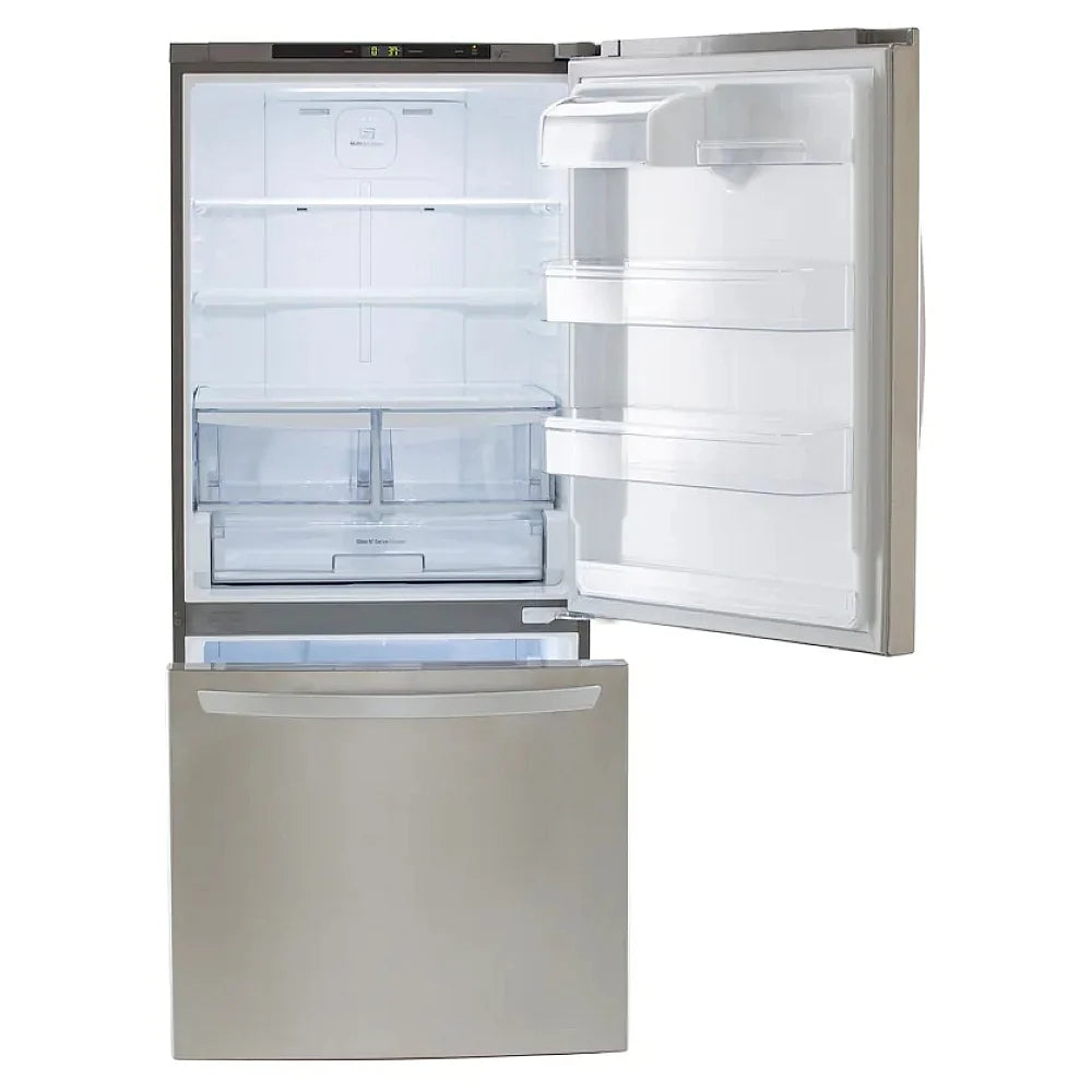 30" LG Bottom Mount Freezer Refrigerator (LRDNS2200S) Stainless Steel