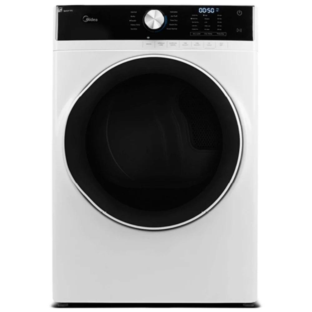 Midea Dryer 27" White 8.0 cu.ft. Capacity Dryer (MLE52N5AWW)