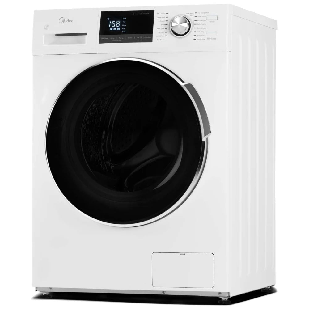 Galanz 24" 2.2 cu.ft. Front Load Ventless Heat Pump Washer, White - ENERGY STAR®  GLFW22WEA5A STACKABLE