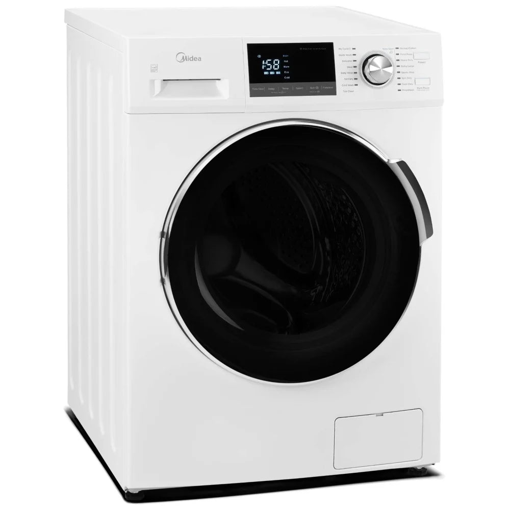 Galanz 24" 2.2 cu.ft. Front Load Ventless Heat Pump Washer, White - ENERGY STAR®  GLFW22WEA5A STACKABLE