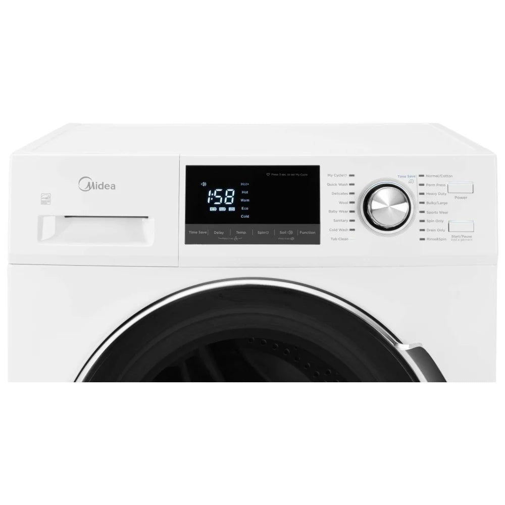 Galanz 24" 2.2 cu.ft. Front Load Ventless Heat Pump Washer, White - ENERGY STAR®  GLFW22WEA5A STACKABLE