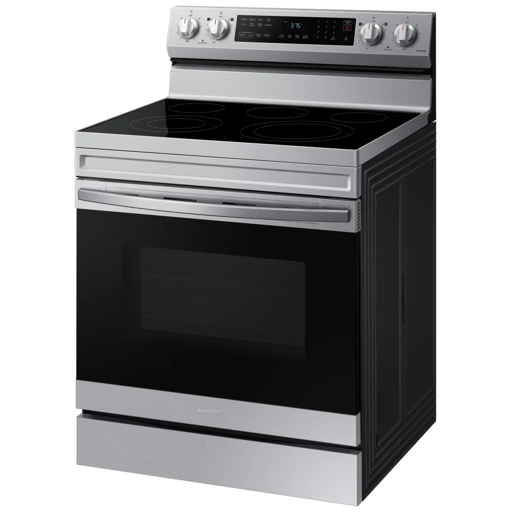 Samsung 30" 6.3 Cu. Ft. Fan Convection Electric Air Fry Range (NE63A6511SS) – Stainless Steel