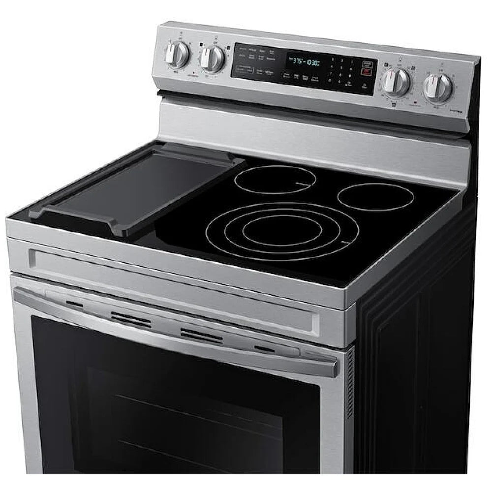 30" 6.3 cu. Ft. Smart Electric Freestanding True Convection Range with Air Fry (NE63A6711SS/AC)