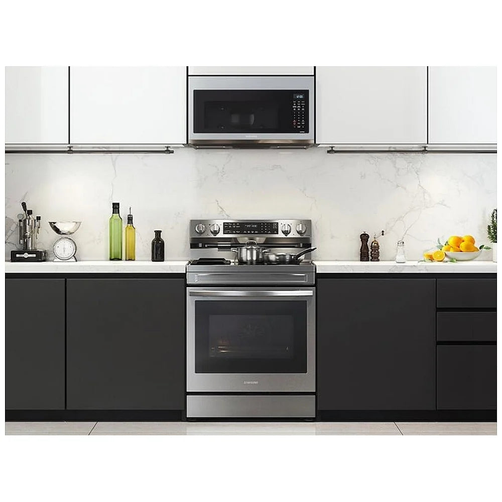 30" 6.3 cu. Ft. Smart Electric Freestanding True Convection Range with Air Fry (NE63A6711SS/AC)