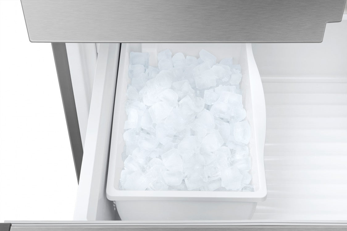 Hisense RF266C3FSE French Door Refrigerator, 36" Width, ENERGY STAR Certified, 26.6 cu. ft. Capacity, Freezer Located Ice Dispenser, Interior Water Dispenser, LED Lighting, Fingerprint Resistant, Stainless Steel colour PureFlat Design