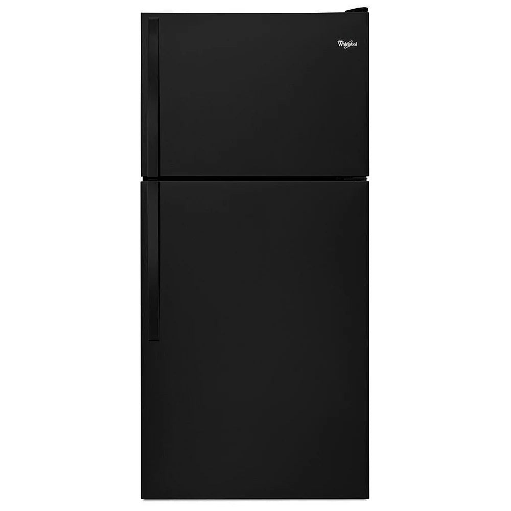 30" Whirlpool Top Freezer Refrigerator 18.2 cu. ft. Capacity, Black (WRT318FZDB06)