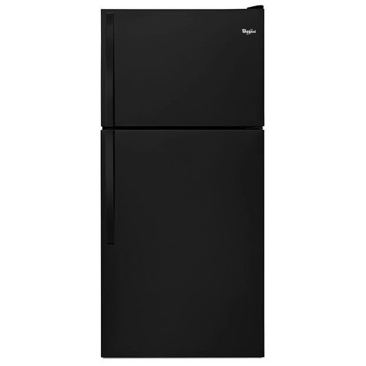 30" Whirlpool Top Freezer Refrigerator 18.2 cu. ft. Capacity, Black (WRT318FZDB06)