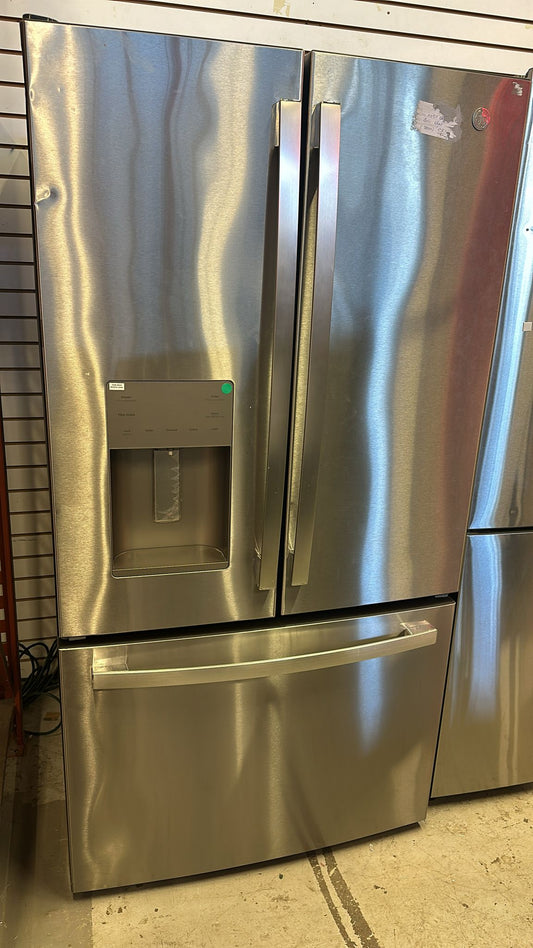 French Door Refrigerator, 36 inch Width, ENERGY STAR Certified, 25.6 cu. ft. Capacity, Stainless Steel (GFE26JYMNFFS)