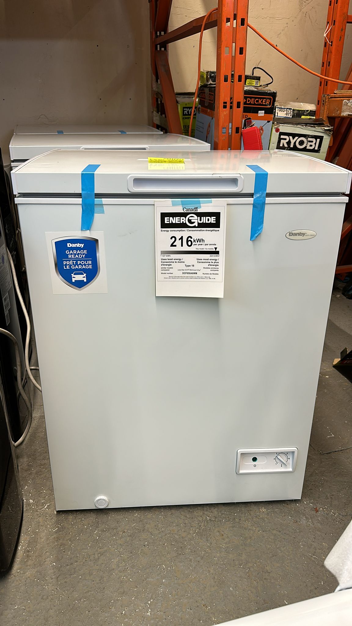 Danby 5.0 cu.ft Square Model Chest Freezer (DCF050A6WM)