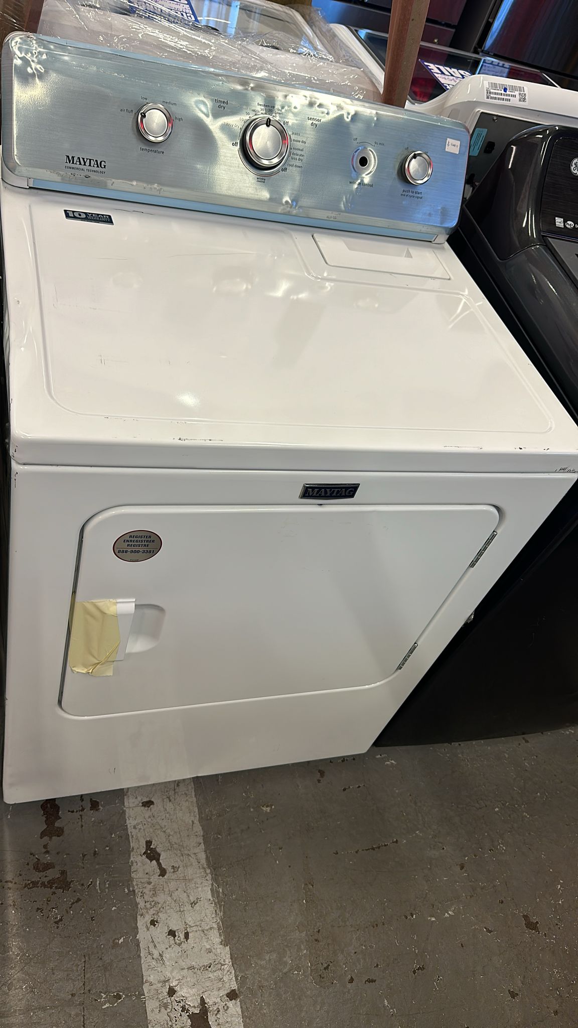 Maytag Large Capacity Top Load Dryer with Wrinkle Control (MEDC465HW0)