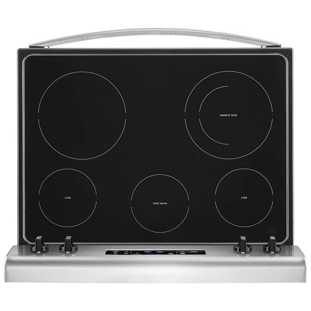 5.3 cu. ft. Whirlpool® Electric Range with Frozen Bake™ technology  (YWFE5150JS)