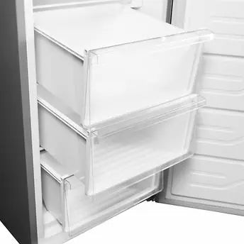 Danby 6.8 cu ft Stainless Steel Look Convertible Upright Freezer (DUFMO68AlSCDB)