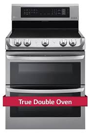 LG LDE5415ST Range, 30 inch Exterior Width, Electric, Self Clean, Convection, 5 Burners, 7.3 cu. ft. Capacity, 2 Ovens, Stainless Steel True European Convection